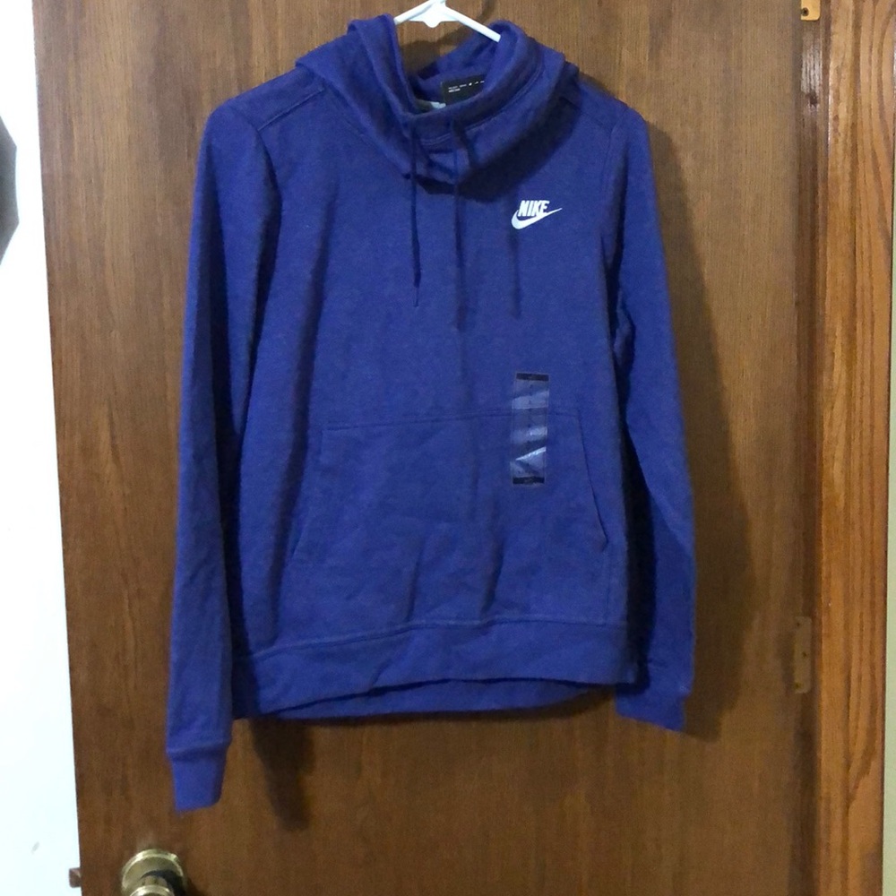 Nike Purple/Blue Cowl Neck Type Sweatshirt